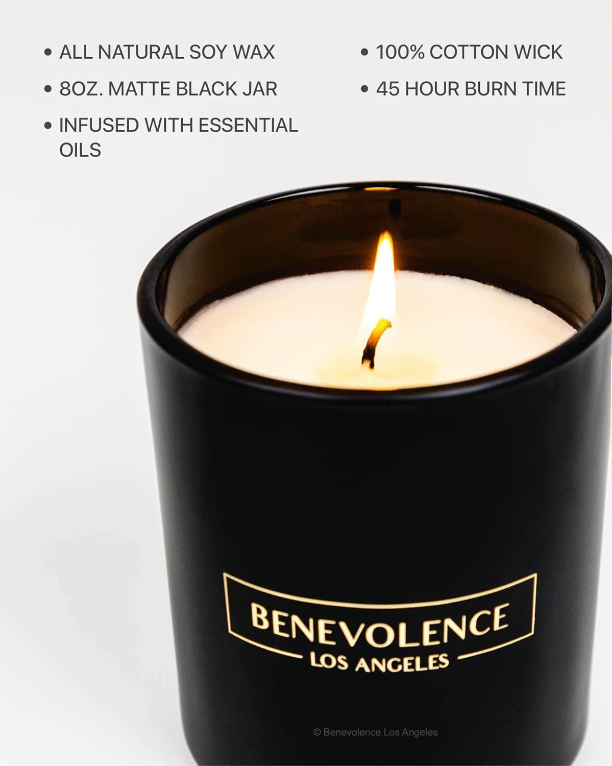 Pine Scented Candle | Soy Candles, Black Candle for Home | Gifts for Women and Men | Home Fragrance | Aromatherapy | Bathroom Freshener | 8Oz, 45 Hour Burn