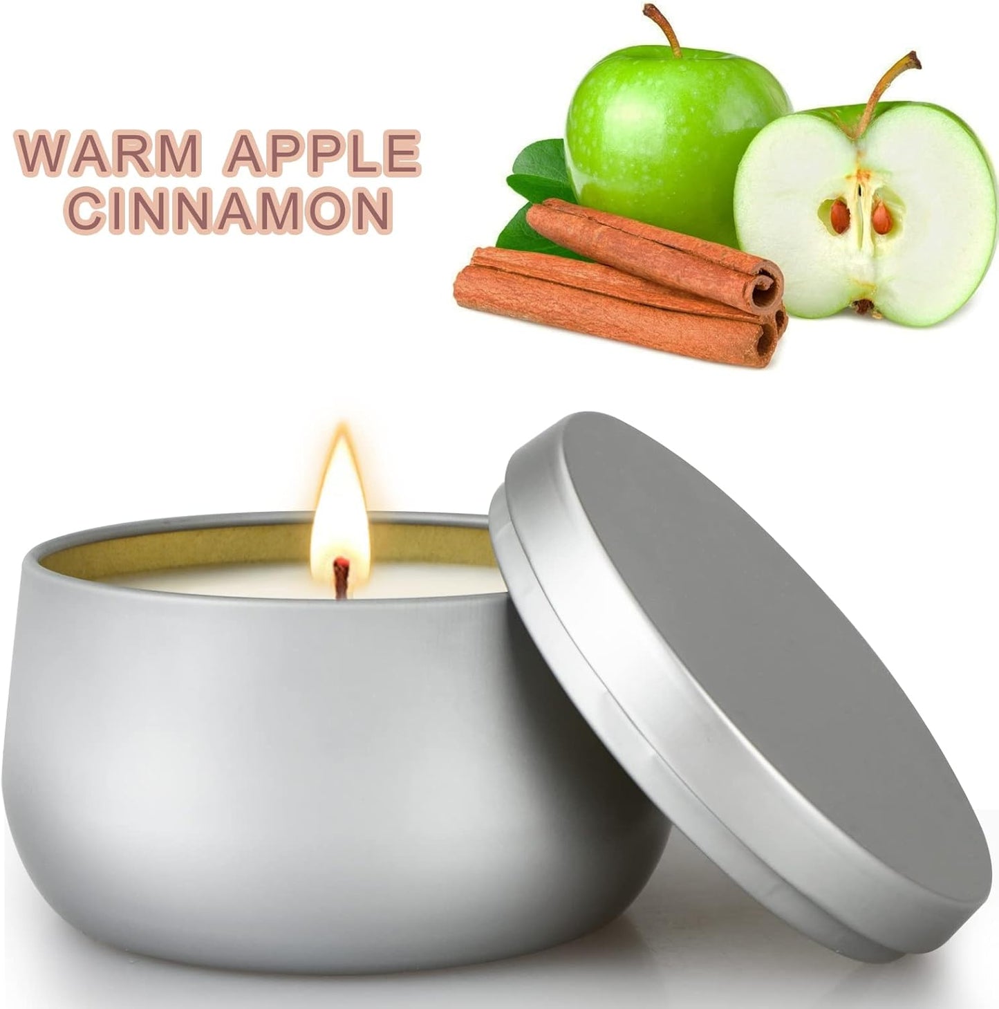 Candles | Scented Candles Gift Set | Aromatherapy Scented Candles for Home |6 Pack 7Oz *6 240H Long Lasting Soy Candle | Large Candle Gifts Set for Christmas Day, Birthday, Mother’S Day