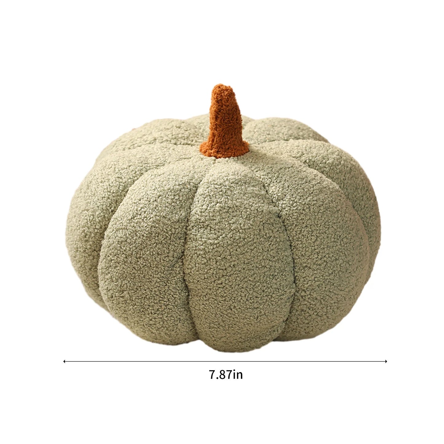 Pumpkin Throw Pillow Cushion 3D Thanksgiving Pumpkin Pillow Halloween Fall Pumpkin Toy Fluffy Stuffed Pillow Kids' Plush Toy Pillow 7.8 Inches