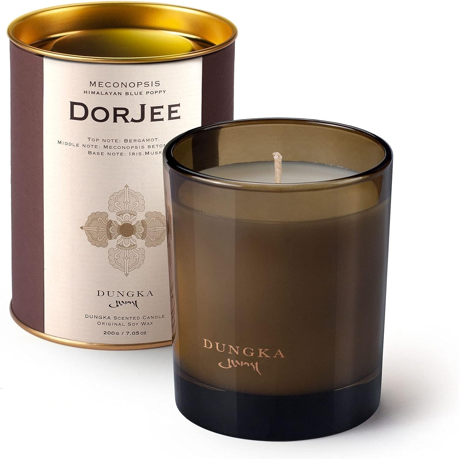 DORJEE Premium Hyacinth Scented Soy Wax Candle for Home Aromatherapy, Stress Relief, Meditation, Christmas Gifts for Women