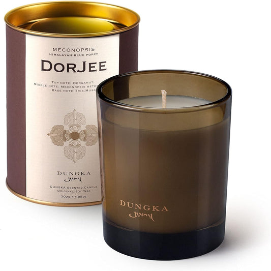DORJEE Premium Hyacinth Scented Soy Wax Candle for Home Aromatherapy, Stress Relief, Meditation, Christmas Gifts for Women