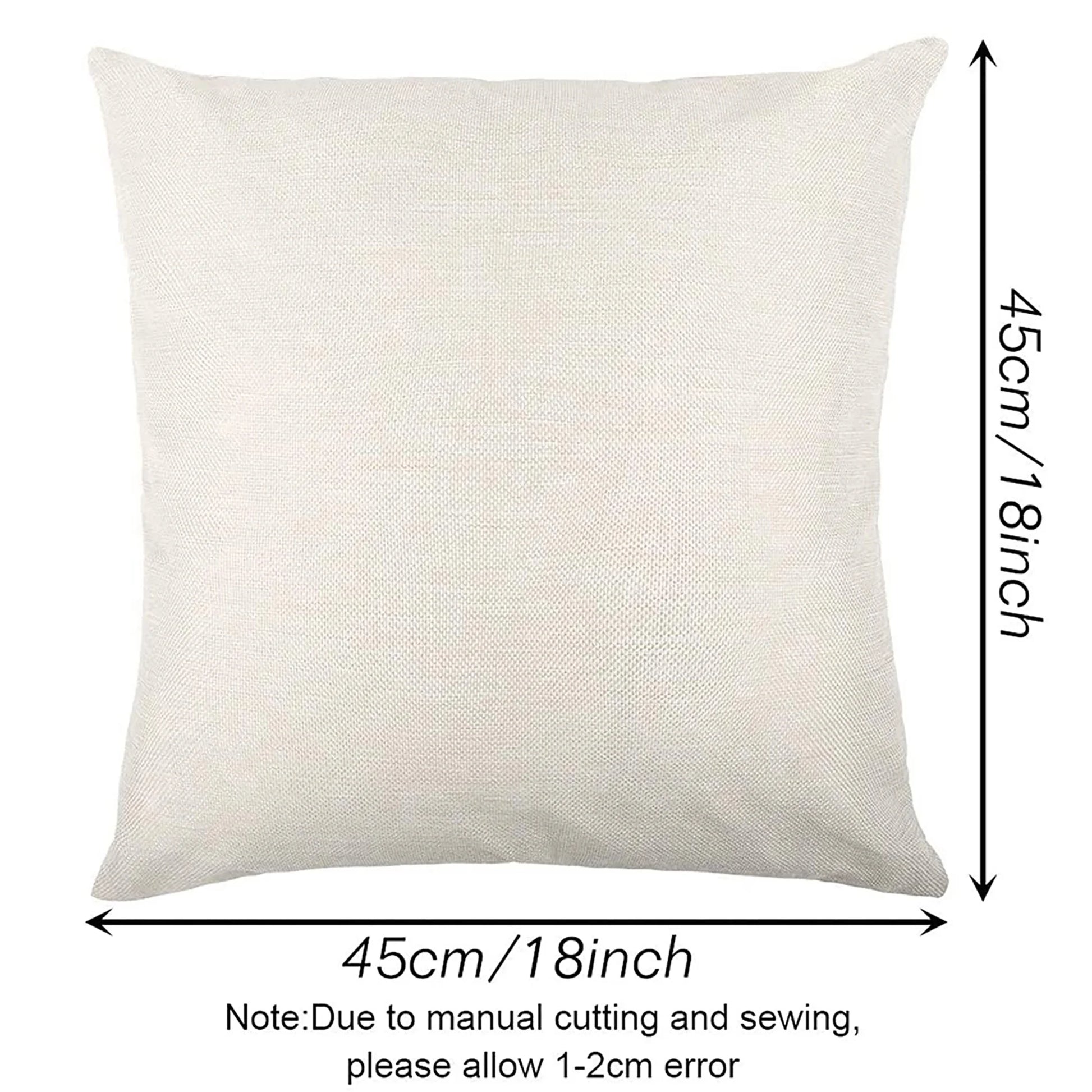Thanksgiving Decor Fall Pillows Set of 4, 18 X 18 Inch Farmhouse Decorative Pillow Covers for Autumn, Throw Cushion Case for Couch Home Decor