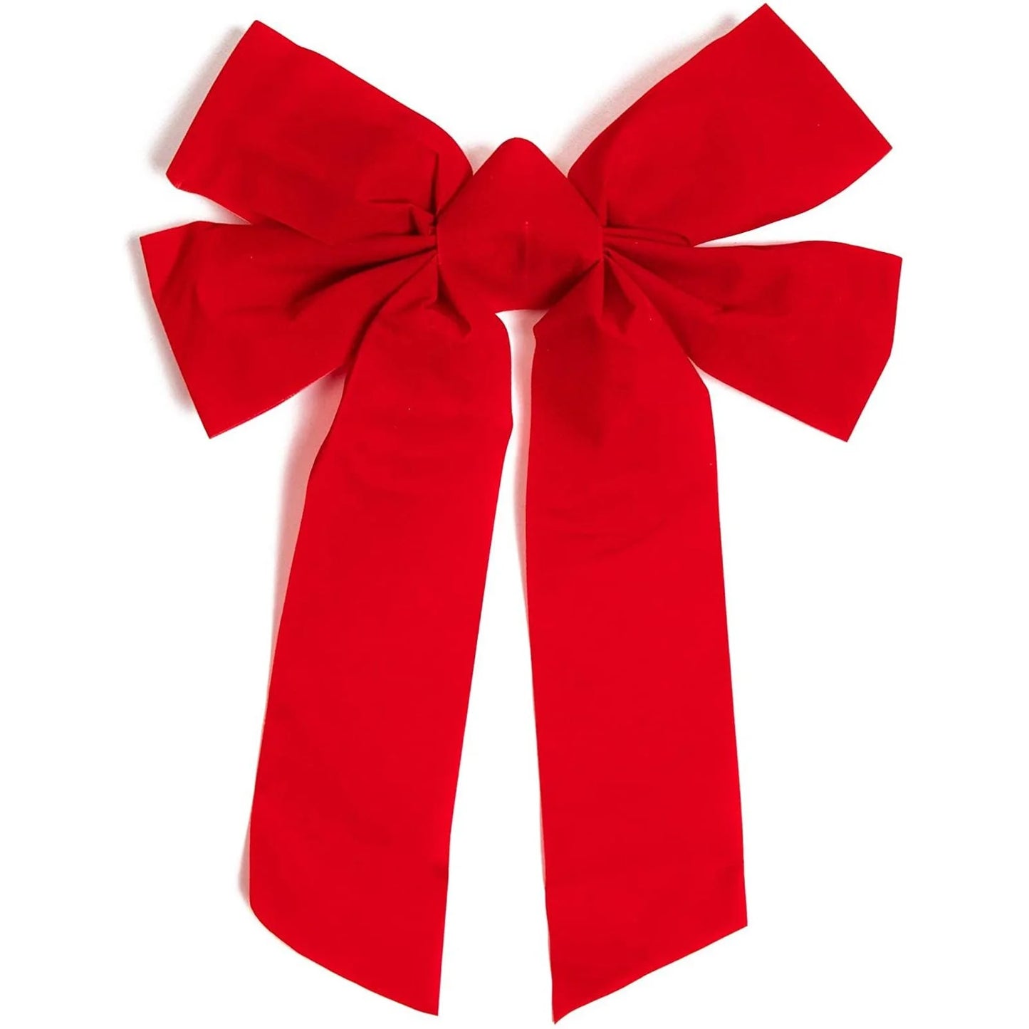 12 Pack Red Christmas Ribbon Bows for Xmas Wreath Holiday Party Favors, Gift Wrapping and Xmas Tree Decoration, 9" X 12"