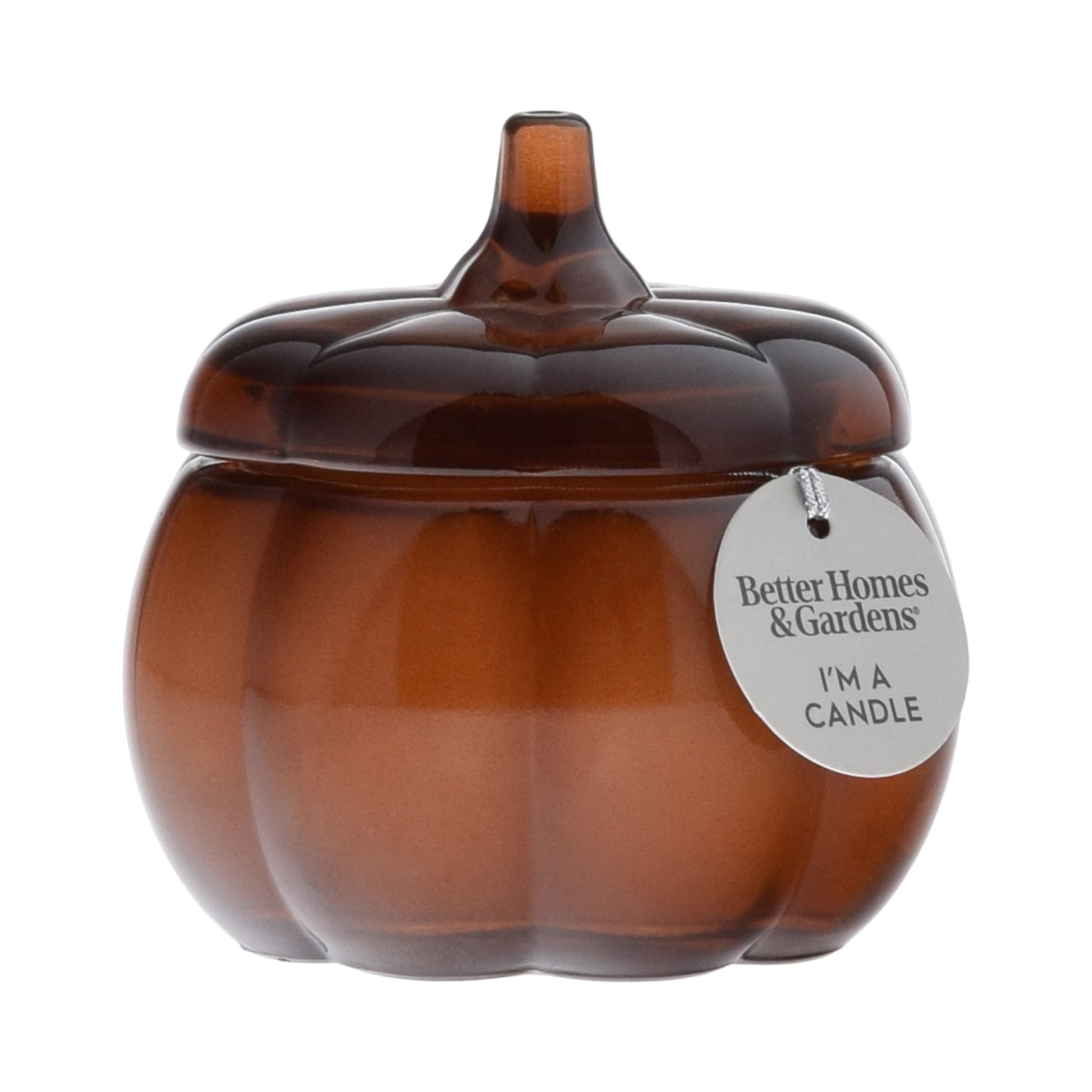 Better Homes and Gardens 1-Wick Pumpkin Jar Candle, Farm Apple Pumpkin, 5 Oz