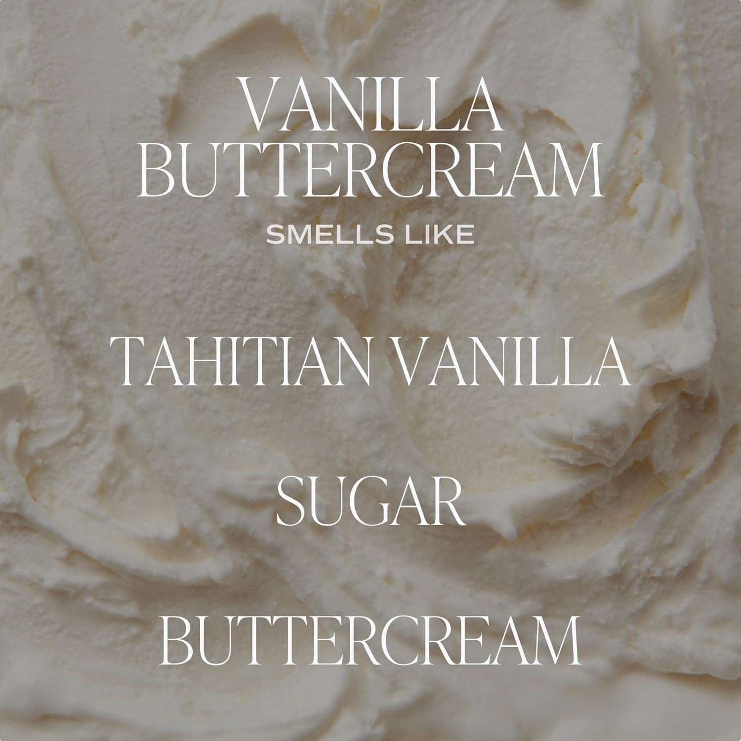 , Vanilla Buttercream, Vanilla, Sugar, and Buttercream, Sweet Scented Soy Wax Candle for Home | 9Oz Clear Jar, 40 Hour Burn Time, Made in the USA