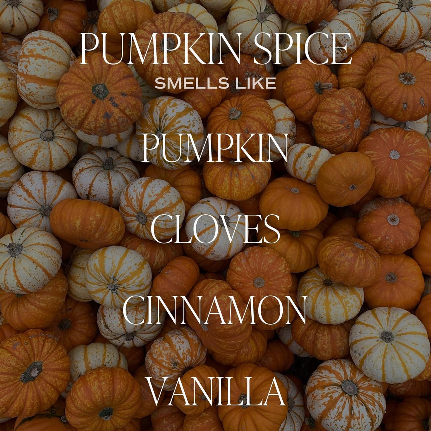 Pumpkin Spice Candle - Fall Candles with Pumpkin, Clover, Cinnamon & Vanilla Scent for Home - Autumn Candle with 40 Hours Burn Time - 9Oz Gold Lid Clear Jar Cozy Soy Candles
