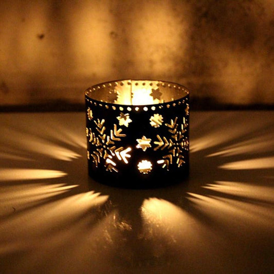 Xms Hollow Candle Holder Candlestick Creative Christmas Decor Party Decoration Fashion