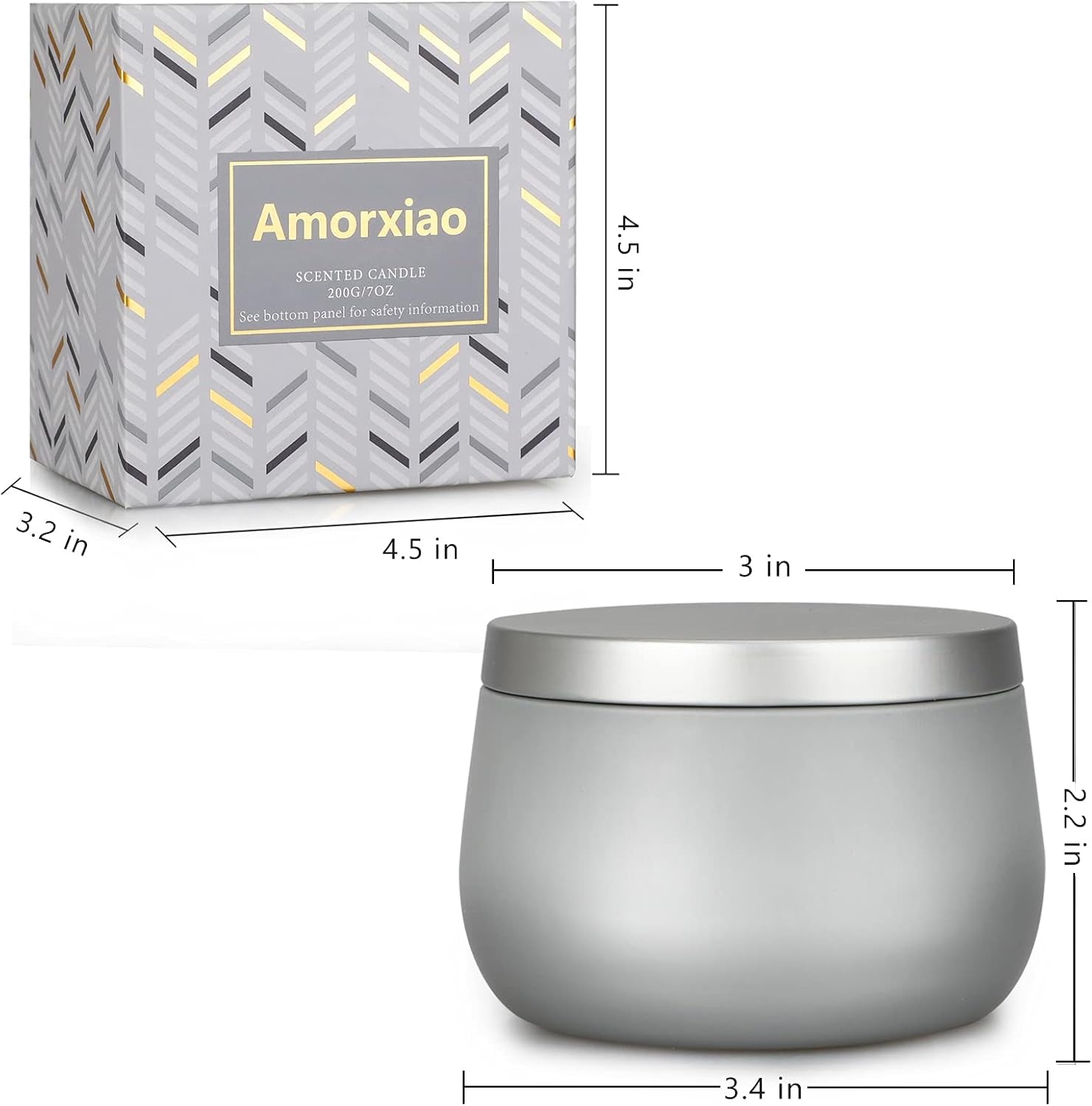 Candles | Scented Candles Gift Set | Aromatherapy Scented Candles for Home |6 Pack 7Oz *6 240H Long Lasting Soy Candle | Large Candle Gifts Set for Christmas Day, Birthday, Mother’S Day