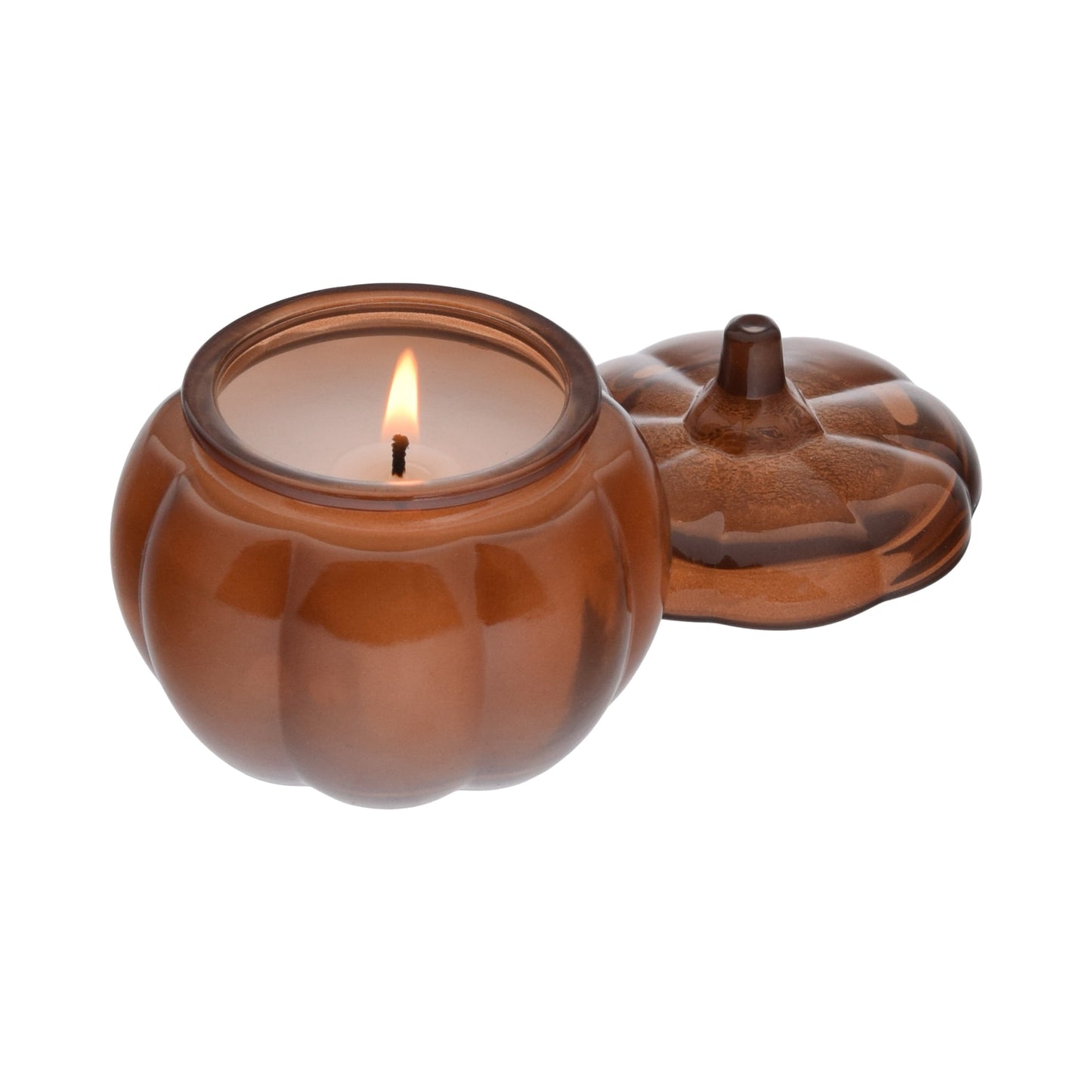 Better Homes and Gardens 1-Wick Pumpkin Jar Candle, Farm Apple Pumpkin, 5 Oz