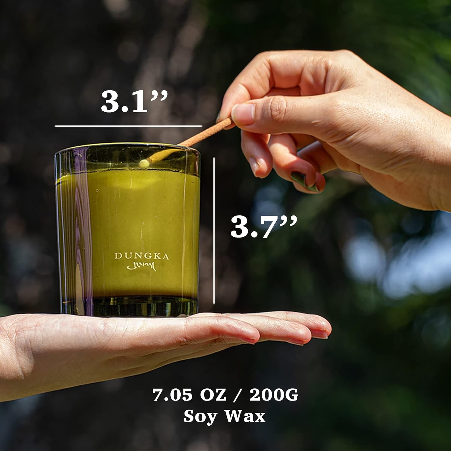 DORJEE Premium Hyacinth Scented Soy Wax Candle for Home Aromatherapy, Stress Relief, Meditation, Christmas Gifts for Women