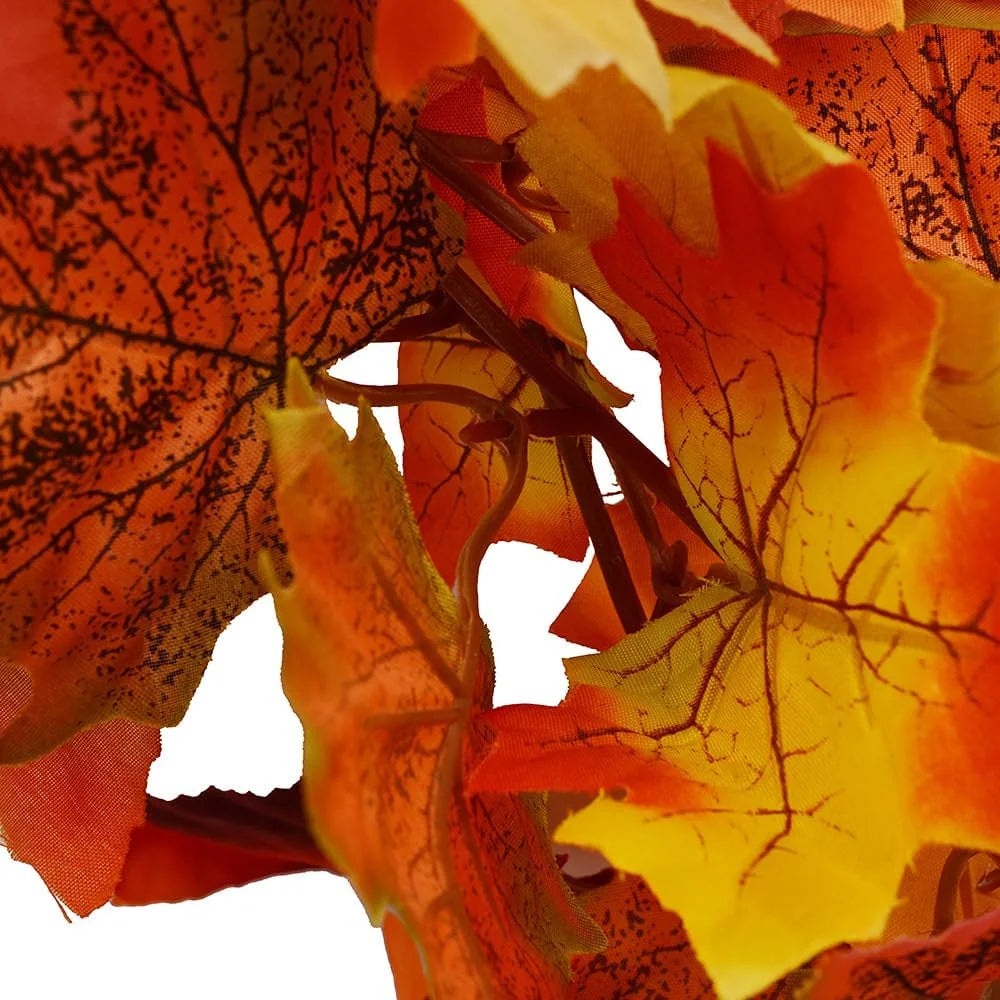 3 Pack Fall Garland Maple Leaf Garland 5.9Ft/Piece Fall Maple Leaves Garland Hanging Vine Garlands Artificial Fall Autumn Foliage Garland Thanksgiving Decor