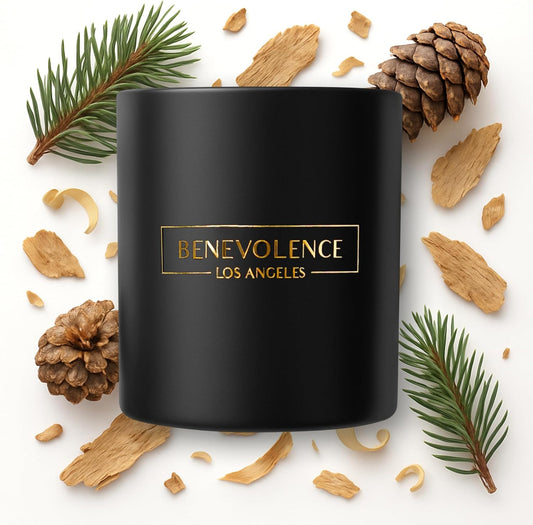 Pine Scented Candle | Soy Candles, Black Candle for Home | Gifts for Women and Men | Home Fragrance | Aromatherapy | Bathroom Freshener | 8Oz, 45 Hour Burn
